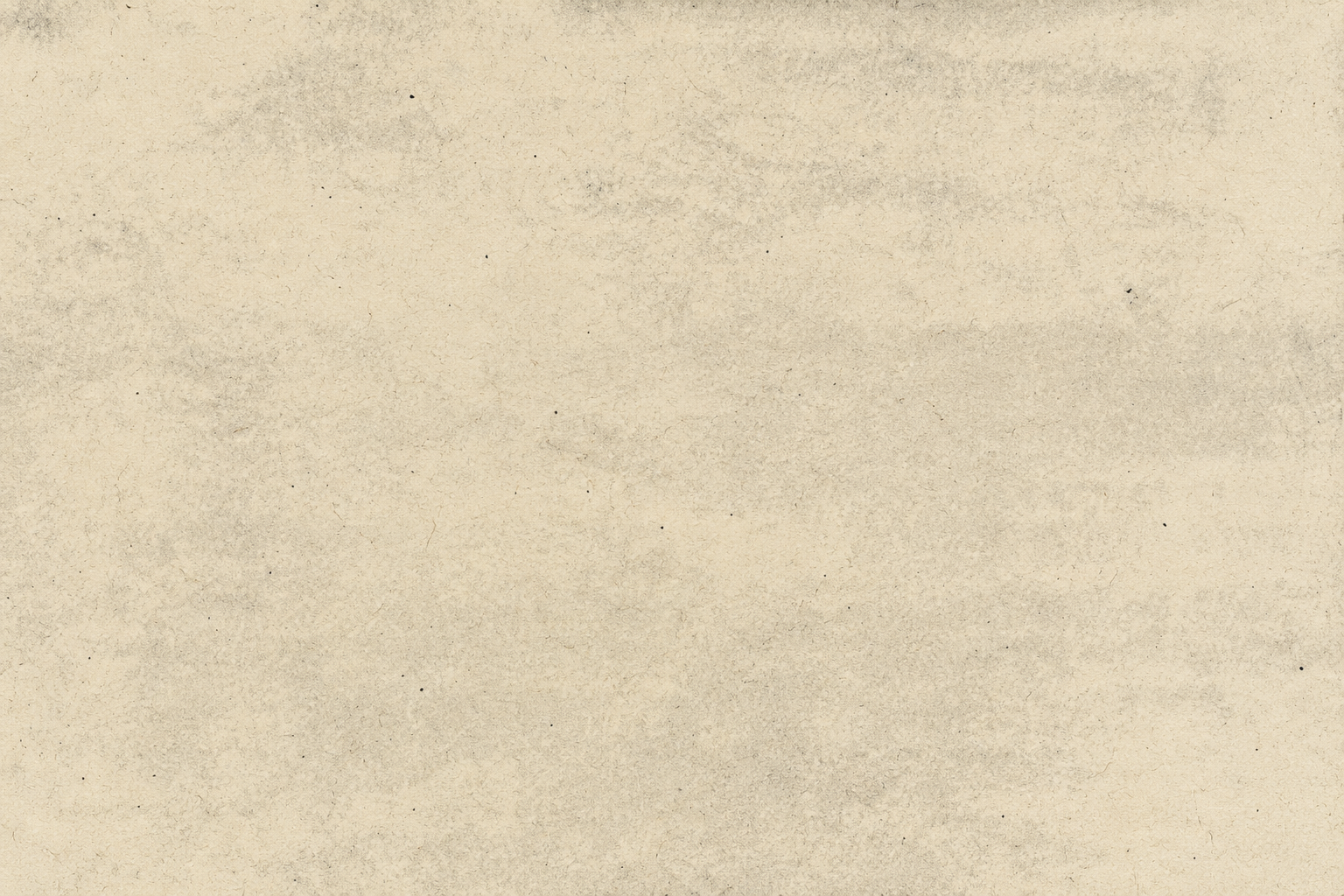 Papel gris crema con fibras, motas y densidades irregulares